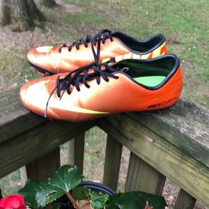 Soccer NIKE Mercurial Cleats Mens Orange Copper 9